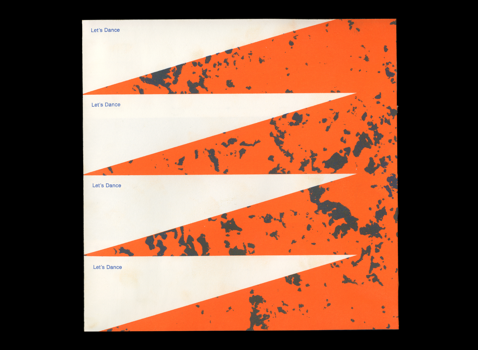 Let's Dance — Vinyl design (riso), 2017