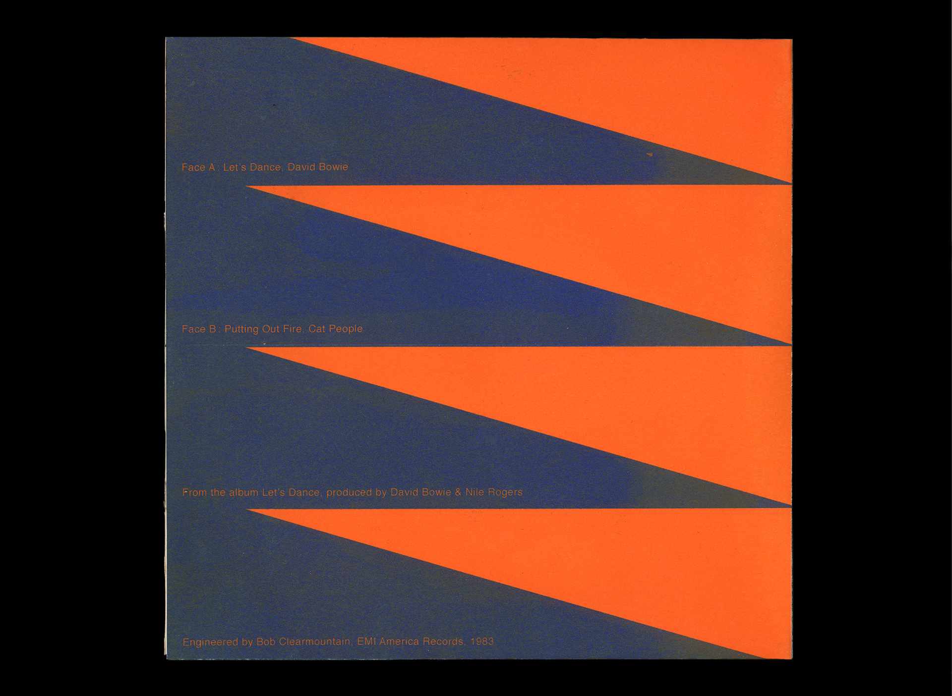Let's Dance — Vinyl design (riso), 2017